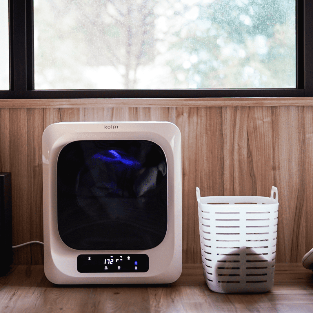 【2025 新款 現折 $500】Kolin 小旋烘 Plus|微電腦 3KG 輕量滾筒乾衣機