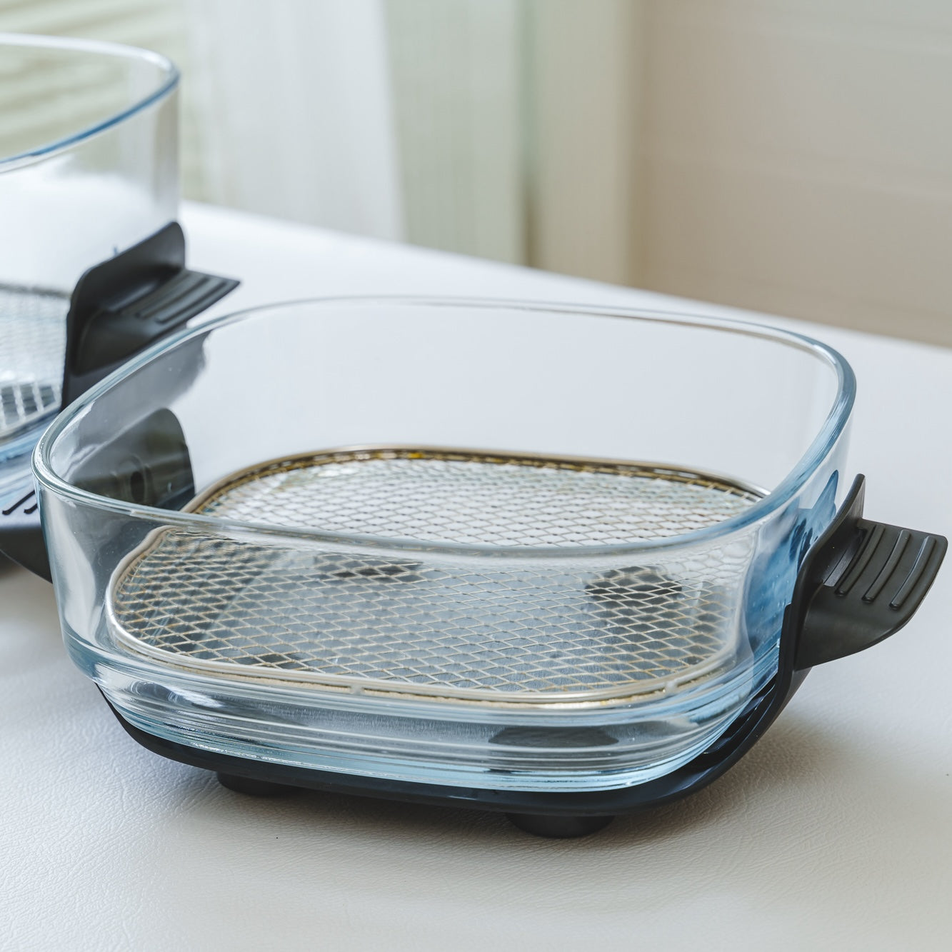 【熱銷1900萬】玻霸鍋 𝙋𝙡𝙪𝙨|全台首創🥇 模組化玻璃氣炸鍋,深淺雙容量✨ 更酥脆!可透視!安心刷!