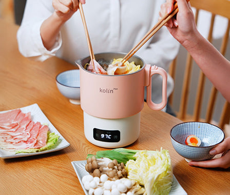 【熱銷1500萬】𝗸𝗼𝗹𝗶𝗻 𝗣𝗹𝘂𝘀 環鈦鍋|純鈦不殘味 × 全球寬電壓,小鍋大本事,走到哪都能煮