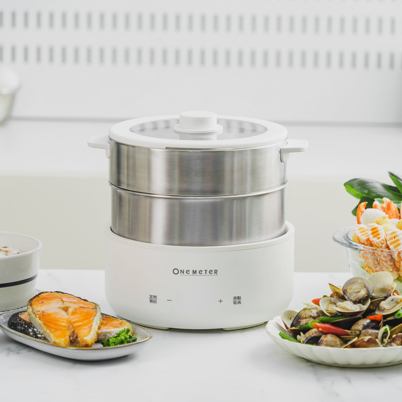 【𝗼𝗻𝗲-𝗺𝗲𝘁𝗲𝗿 小白蜂巢料理鍋】|煎、煮、炒不沾,用 𝟏 鍋搞定 𝟏 桌!