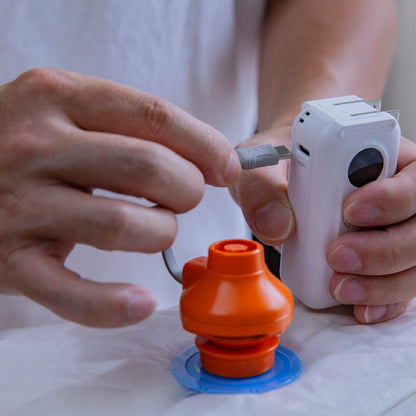 【熱銷1200萬】𝗚𝗜𝗚𝗔 𝗣𝗨𝗠𝗕 𝗔𝗜𝗥 世界最小指尖幫浦｜露營×旅遊×收納，一台全搞定！