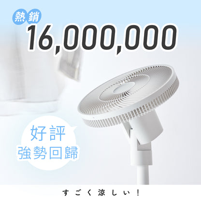 【熱銷1800萬】日本récolte 麗克特 涼小無拆扇｜Cordless Circulation Fan無線循環電風扇(RFN-2)