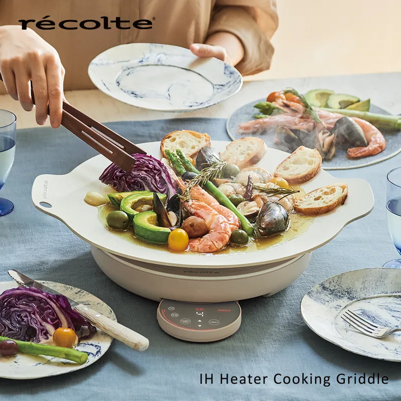 recolte IH Heater Cooking Griddle 料理電磁爐 RIH-1 (內含電磁爐+專用煎盤)