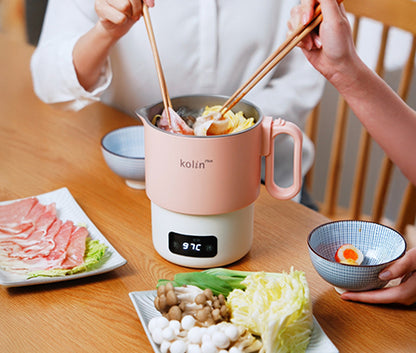 【熱銷1500萬】𝗸𝗼𝗹𝗶𝗻 𝗣𝗹𝘂𝘀 環鈦鍋｜純鈦不殘味 × 全球寬電壓，小鍋大本事，走到哪都能煮
