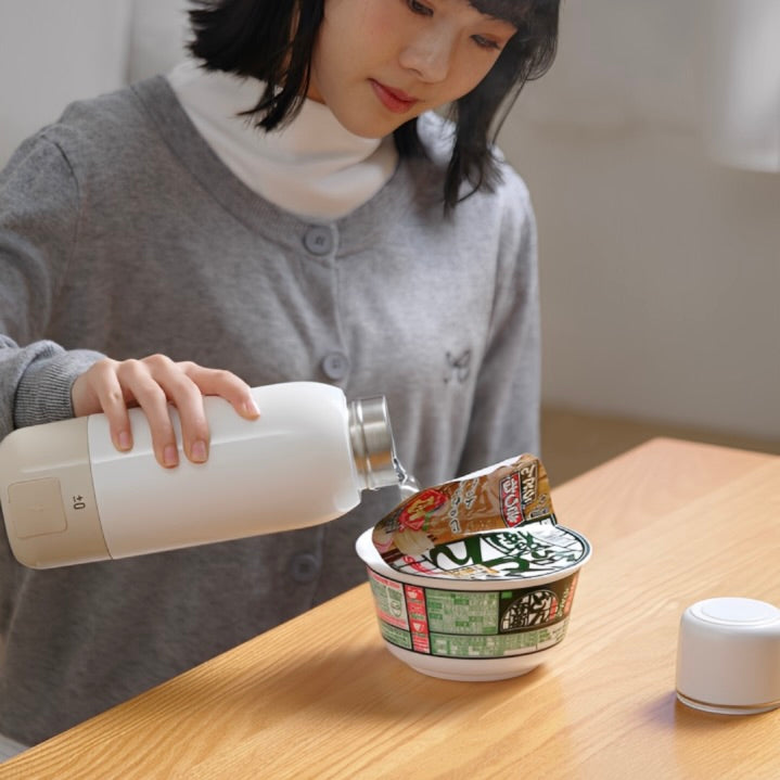 【獨家販売】日本正負零±0 真空熱控杯｜全球電壓 · 精準恆溫，最懂溫度的行動熱水杯！