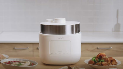 Kolin Plus 鋼鋼好快鍋・無塗層美型萬用鍋｜呼吸式高壓速燉 ╳ 不鏽鋼純淨守護，挑戰私廚級口感最高境界！