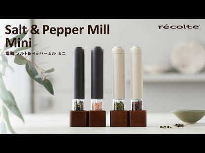 recolte Salt & Pepper Mill Mini 電動研磨器 RMM-1